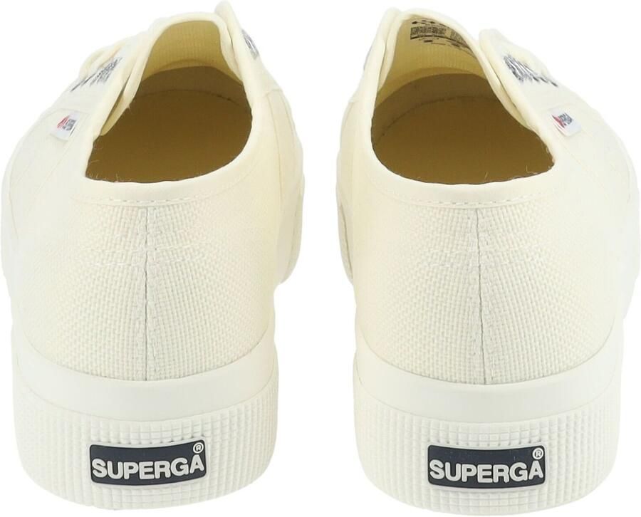Superga Lage sneakers met veters en plateauzool - Foto 7