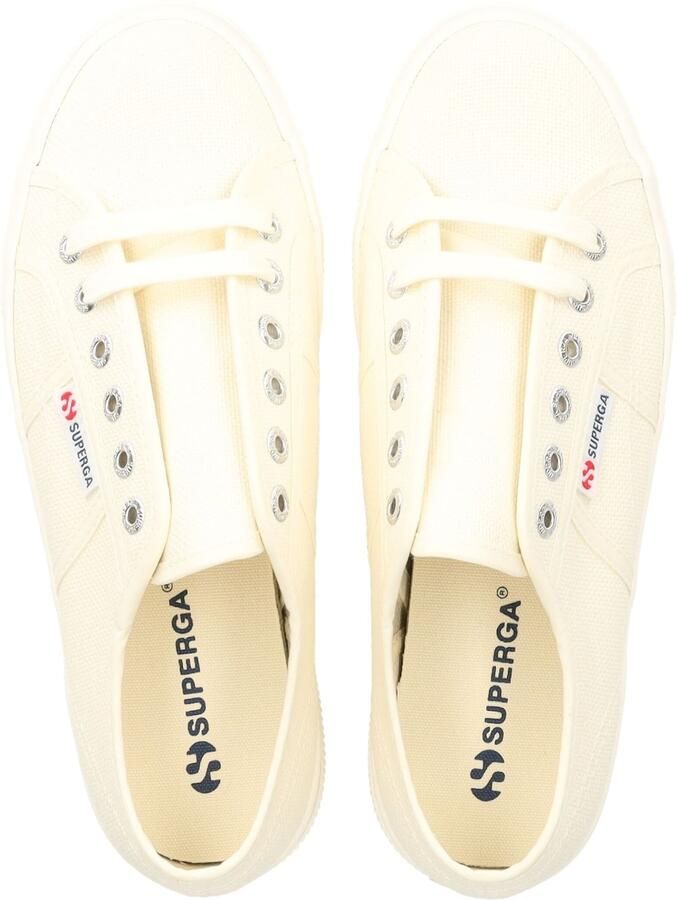 Superga Lage sneakers met veters en plateauzool - Foto 8