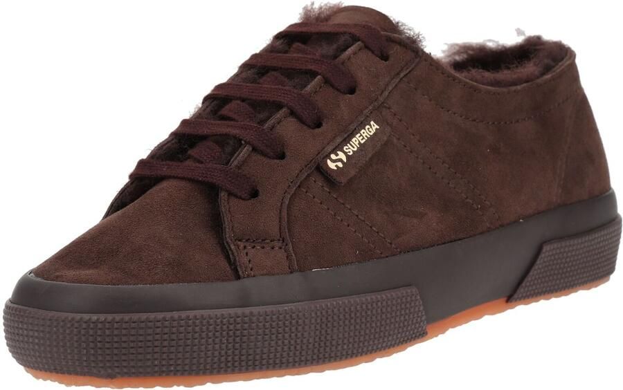 SUPERGA Sneakers laag donkerbruin