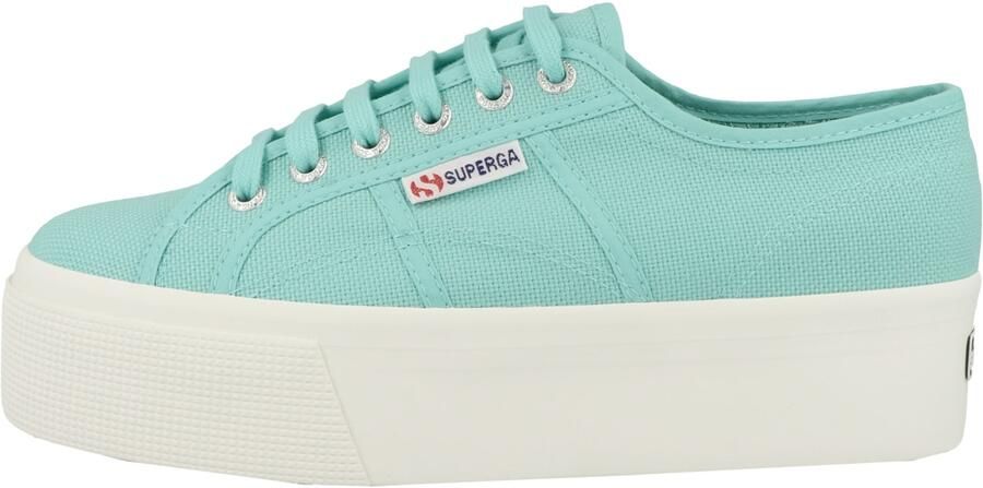 SUPERGA Sneakers laag mintgroen wit - Foto 2