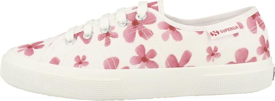 SUPERGA Sneakers laag oudroze robijnrood wit - Foto 3