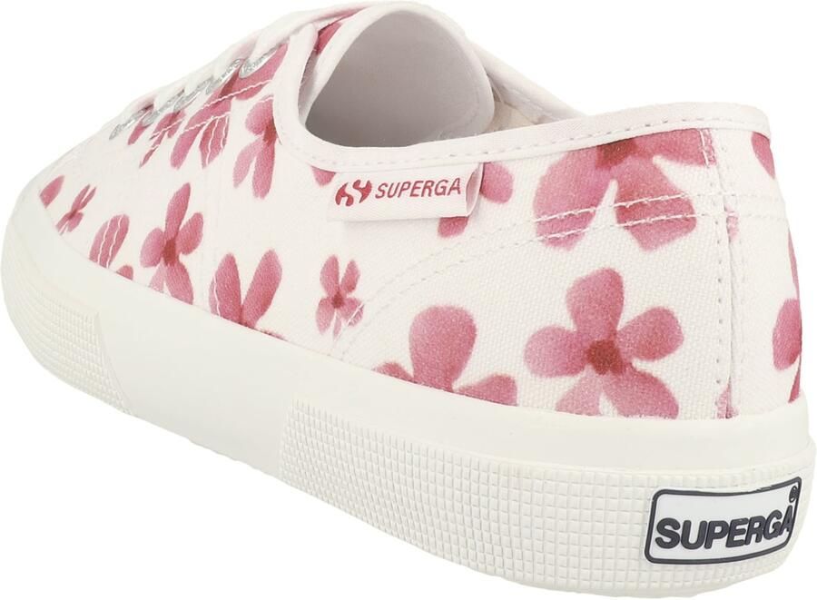 SUPERGA Sneakers laag oudroze robijnrood wit - Foto 2