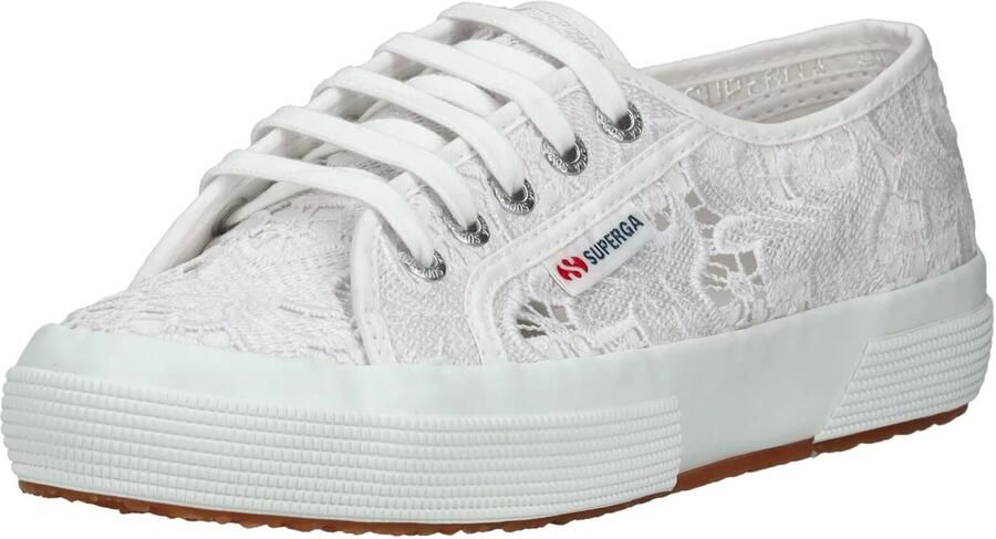 Superga Kant Macramé Sneaker White Dames