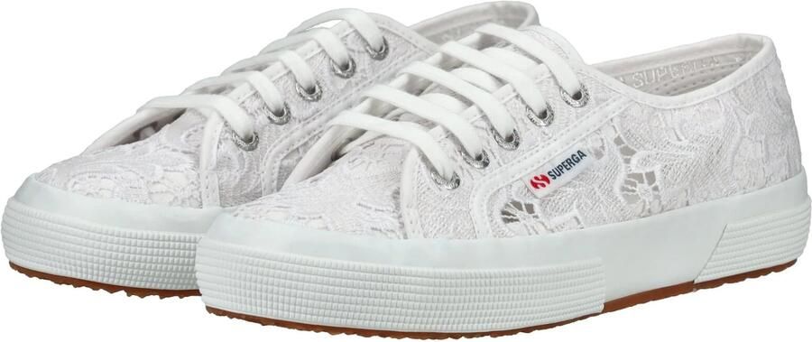 Superga Kant Macramé Sneaker White Dames - Foto 6