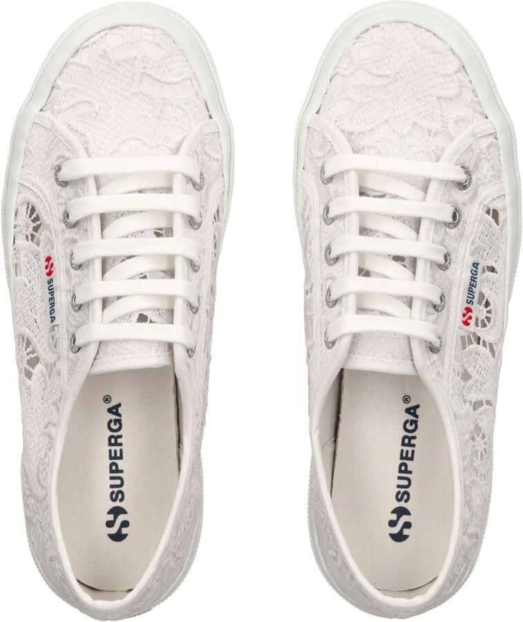 Superga Kant Macramé Sneaker White Dames - Foto 3