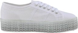 Superga Lage schoenen in wit voor Dames . Cotw Minilettering