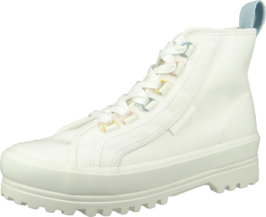 SUPERGA Veterlaarsjes 'Apina' lichtblauw wit