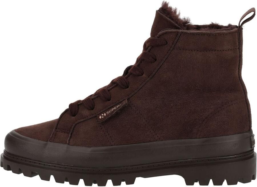 SUPERGA Veterlaarsjes donkerbruin