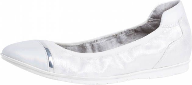 Tamaris Ballerina's zilver - Schoenen.nl