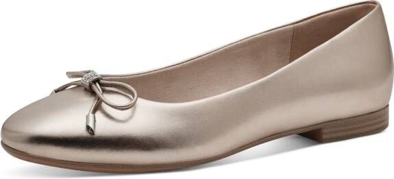 Tamaris Ballerina's met strikdetail en strass-steentjes