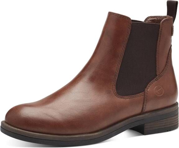 Tamaris Chelsea-boots blokhak laarsjes business schoen instapschoen aantrekband - Foto 2