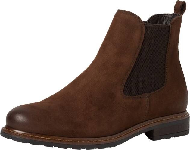 Tamaris Chelsea-boots hakken enkellaars zakelijke schoen instaplaarzen aantrek-lus - Foto 2