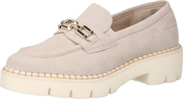 Tamaris Comfort Instappers beige Leer Dames - Foto 3