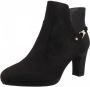 Tamaris Zwarte leren Chelsea laars met 6 cm hak Black Dames - Thumbnail 5