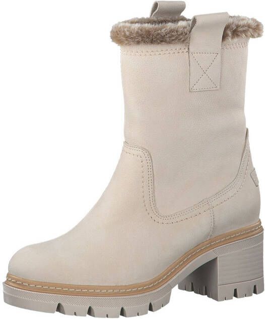 TAMARIS Leren Enkellaarsje warme voering bruin - Foto 8