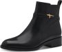 Tamaris Laarsjes blokhak business schoen ankleboots met t-logo decoratie - Thumbnail 6