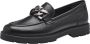 Tamaris Zwarte Leren Gesloten Loafers Black Dames - Thumbnail 5