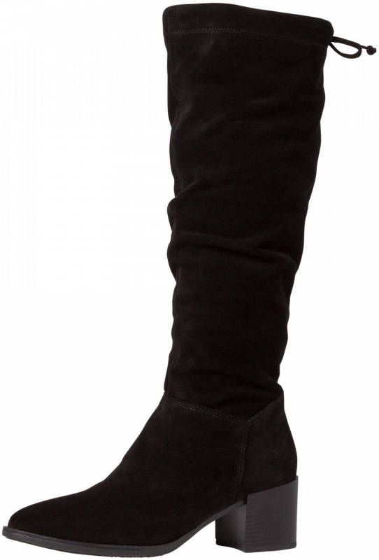 Tamaris Brecka Lange Laars Dames Zwart - Schoenen.nl