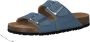 Tamaris Glitter Blauwe Slipper met Leren Voetbed Blue Dames - Thumbnail 5