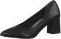 Tamaris Klassieke zwarte leren formele flats Black Dames - Thumbnail 2