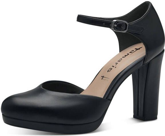 Tamaris -Dames Pump with Strap--zwart matt - Foto 2