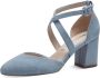 Tamaris Gesppumps avendschoen feestelijke schoen blokhak met verstelbare band - Thumbnail 5