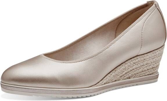 Tamaris Pumps met sleehak avondschoen wig-hak met jute beklede wig-hak - Foto 5