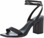 Tamaris Zwarte elegante open sandalen Zwart Dames - Thumbnail 3