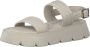 Tamaris Stijlvolle Ivory Platte Sandalen Beige Dames - Thumbnail 4