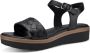 Tamaris Sandalen zwart Leer Dames - Thumbnail 3