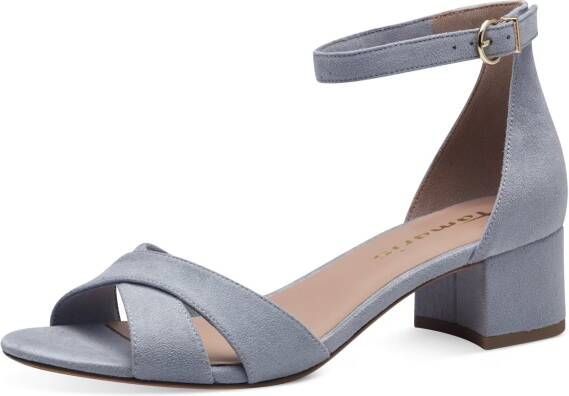 Tamaris Sandaaltjes blokhak zomerschoen bandjessandaal met kruisband - Foto 5