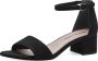 Tamaris Zwarte Casual Platte Sandalen Black Dames - Thumbnail 8