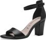 Tamaris leren damessandaal 1-28326-42 001 damesschoenen M2832642 zwart - Thumbnail 3