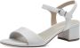 Tamaris Witte Open Platte Sandalen Vrouwen White Dames - Thumbnail 4