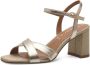 Tamaris Elegante Metallic Vegan Sandalette Yellow Dames - Thumbnail 4