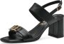 Tamaris Zwarte Casual Open Sandalen Vrouwen Black Dames - Thumbnail 4