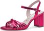 Tamaris Sandalen met hak roze Synthetisch Dames - Thumbnail 4