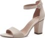 Tamaris Metallic Gouden Sandalette Feest Hakken Yellow - Thumbnail 5