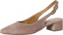 Tamaris Slingback Pumps taupe Leer Dames - Thumbnail 2