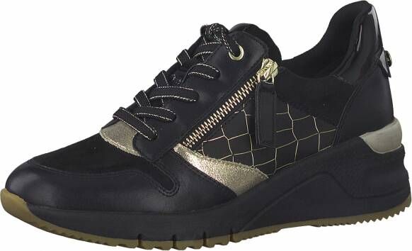 Tamaris Sneakers Zwart Imitatieleer 102105 Dames Kunstleer - Foto 4