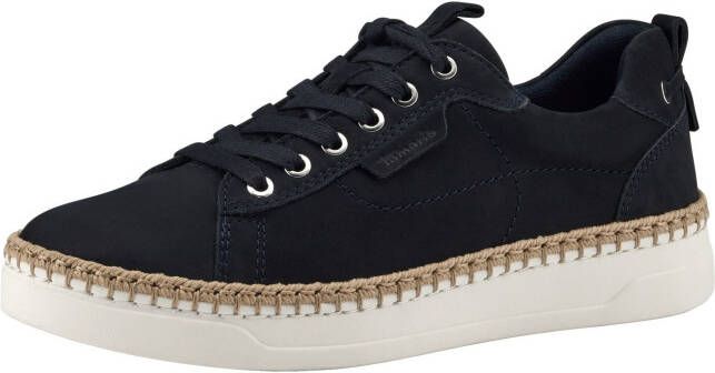 Tamaris Blauwe Suède Veterschoen Black Dames - Foto 6