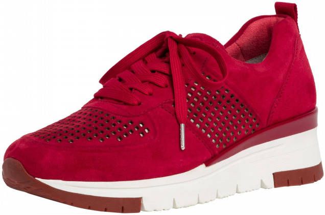 Tamaris PureRelax sneakers rood - Schoenen.nl