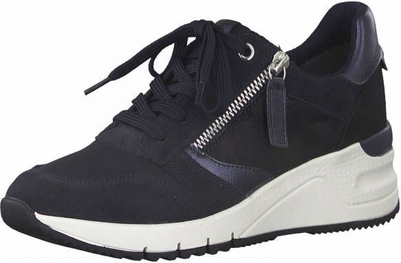 Tamaris Sneakers , Blauw, Dames - Schoenen.nl