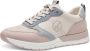 Tamaris vegan dames sneakers beige roze Uitneembare zool - Thumbnail 4