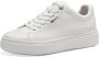 Tamaris 1-23736-42 117 White Leather-sneaker -veterschoen - Thumbnail 3