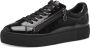 Tamaris Plateausneakers vrijetijdsschoen lage schoen veterschoen met t-logo hanger - Thumbnail 5