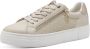 Tamaris Plateausneakers vrijetijdsschoen lage schoen veterschoen in vegan uitvoering - Thumbnail 5