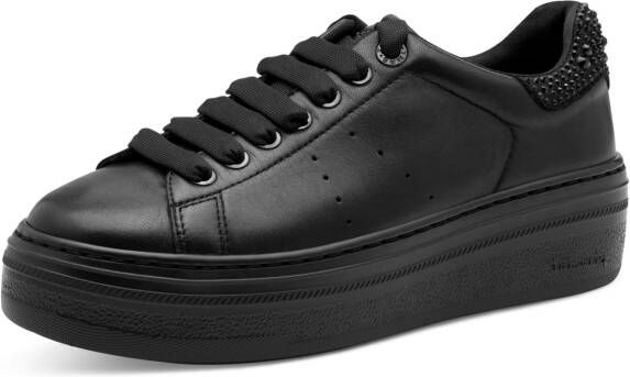 Tamaris Plateausneakers veterschoen halfhoge schoen met opvallende sierstenen op de hiel - Foto 2