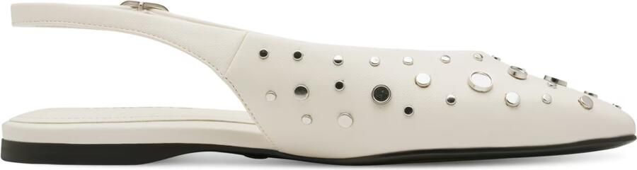 Tamaris Ballerina met riempjes zilver wit - Foto 5