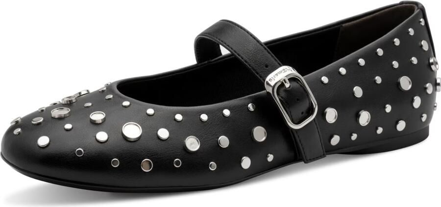 Tamaris Core Dames Ballerina's ZWART - Foto 3